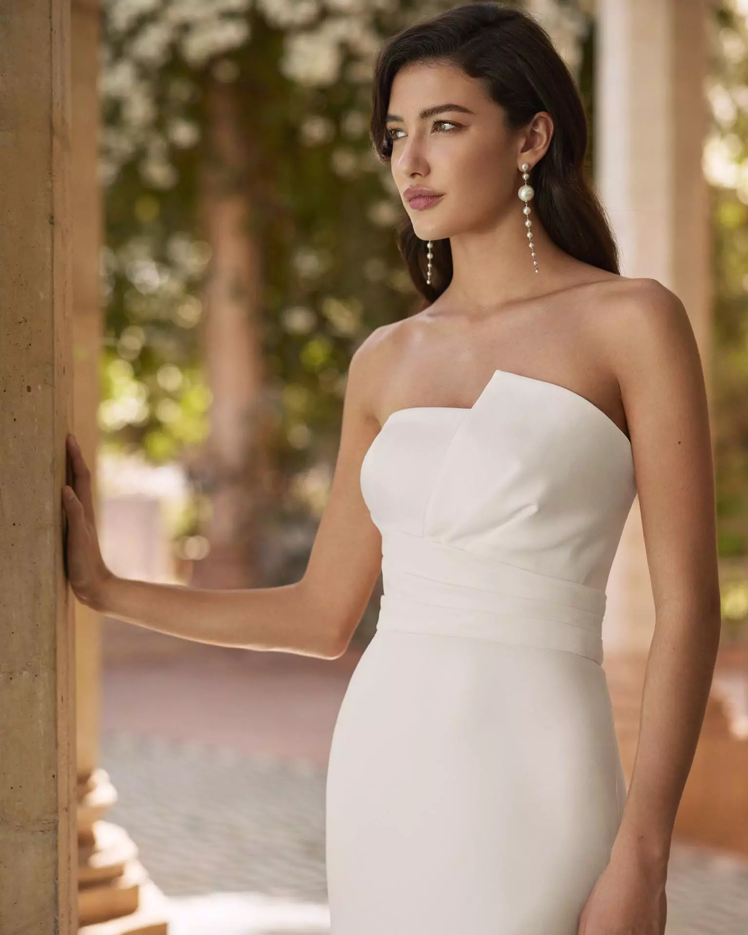 Robe Africa avec cape en georgette pour une entrée spectaculaire